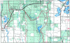 Lewiston, Michigan area map